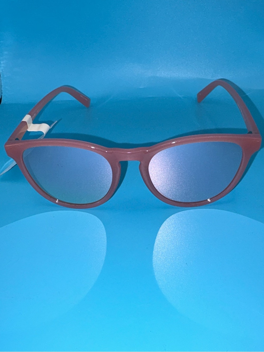 Lucky pink Sunglasses with mirrored Lenses -